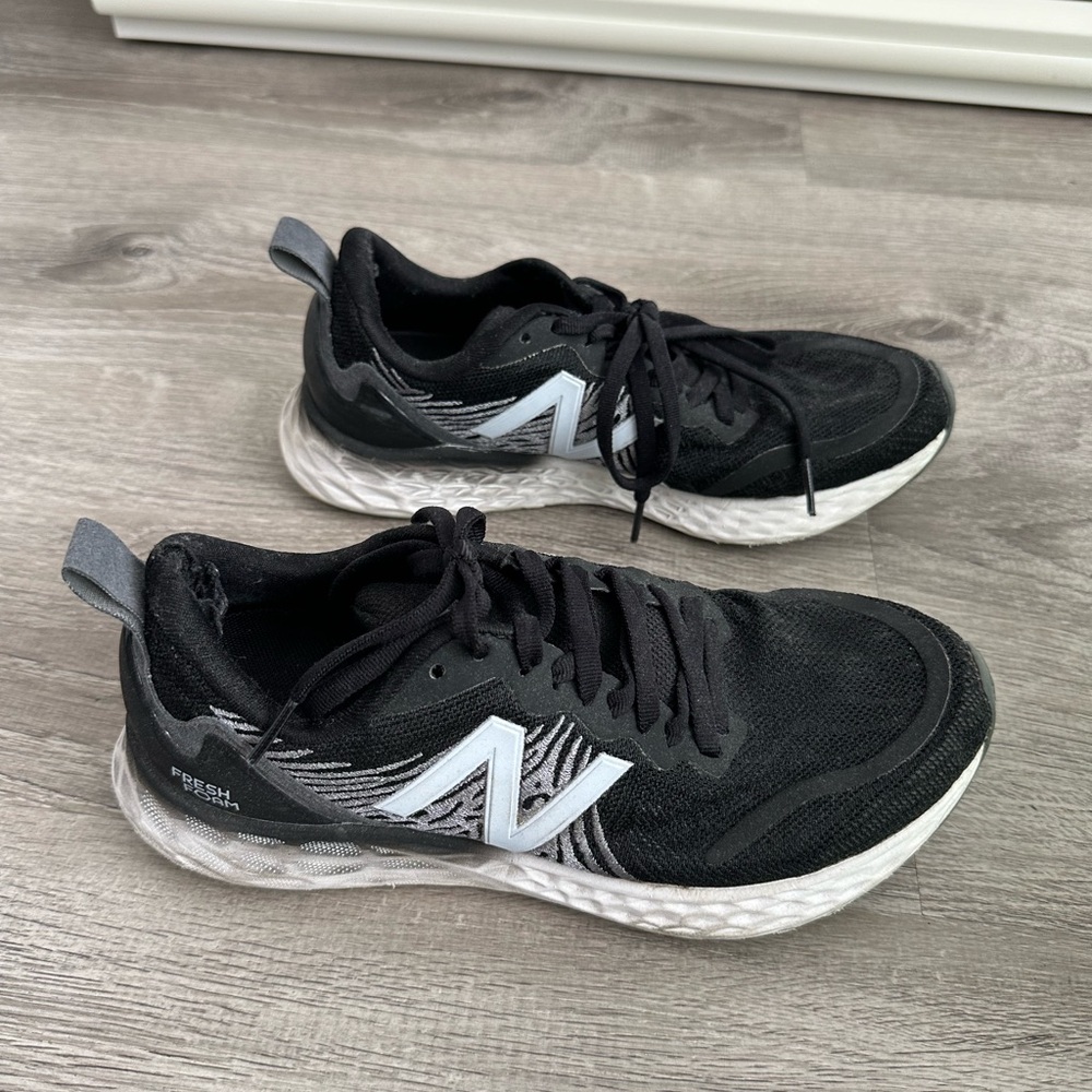 New Balance Women’s Fresh Foam Sneakers - Size 7 Black White